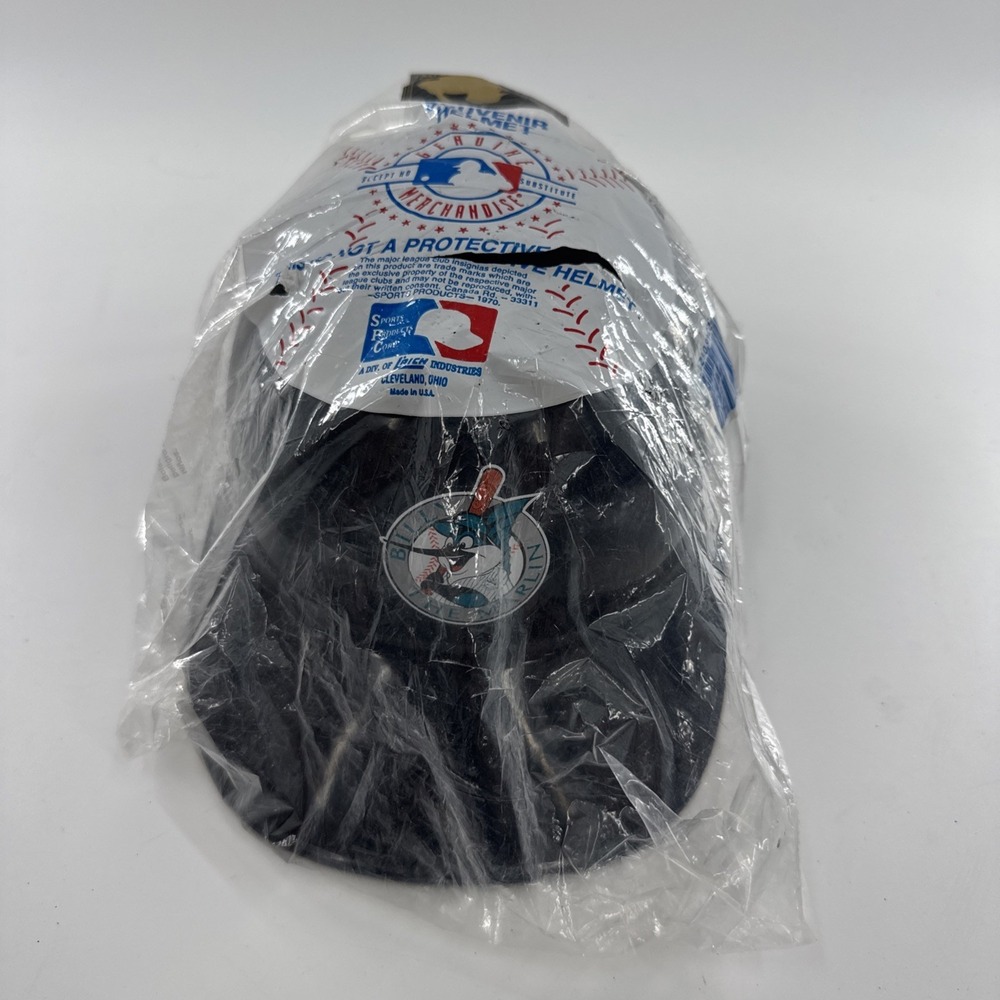 Sealed new Burdines/Florida Marlins Baseball Hard Hat "Billy The Marlin" Vintage